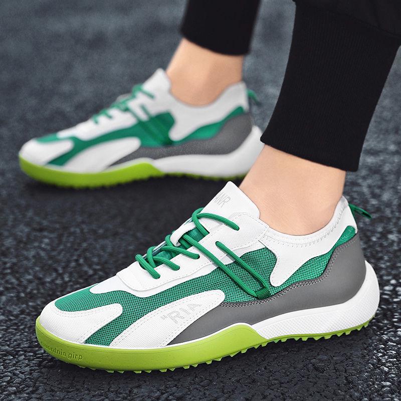 Mesh Shoes Men Sneakers Fashion Breathable Casual Men Shoes Trend Wild Casual Tide Flats Simple White Sneakers