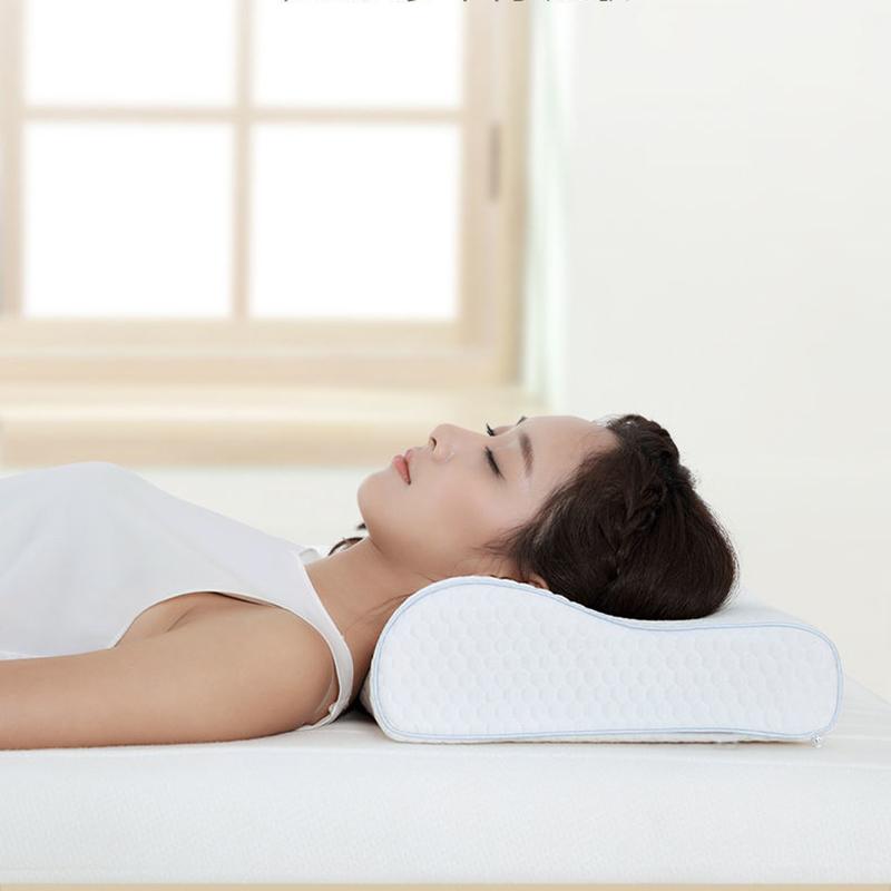 Student Slow Rebound Memory Foam Pillow Single-person Cervical Pillow