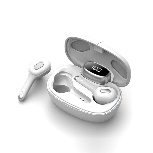 Bluetooth Earphones Mini LED Display Headphone Stero Sound 1500mah Power Bank Sport Wireless Headset