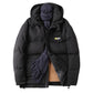Winter Men's Down Jacket Thick Warm Jacket Casual Hooded Short Down Jacket