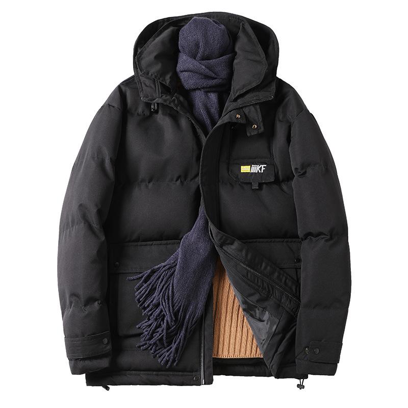 Winter Men's Down Jacket Thick Warm Jacket Casual Hooded Short Down Jacket