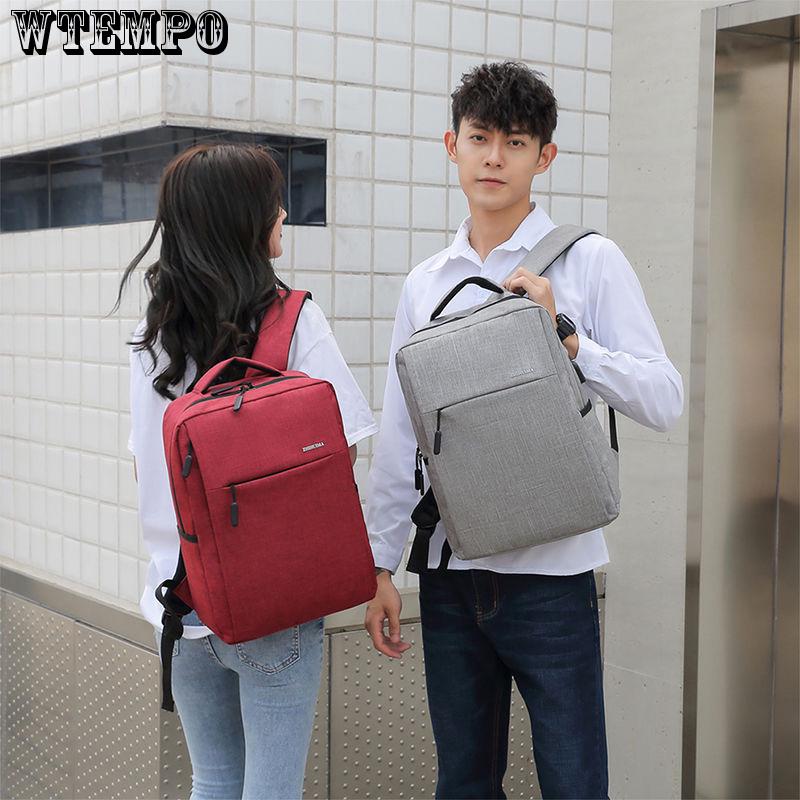 Fashion man laptop backpack usb charging bags large male business travel bag backpack
