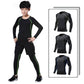 Boys Running Children Fitness Sets Gym Clothing Men Training Tights Jogging Sports Compression Wear
