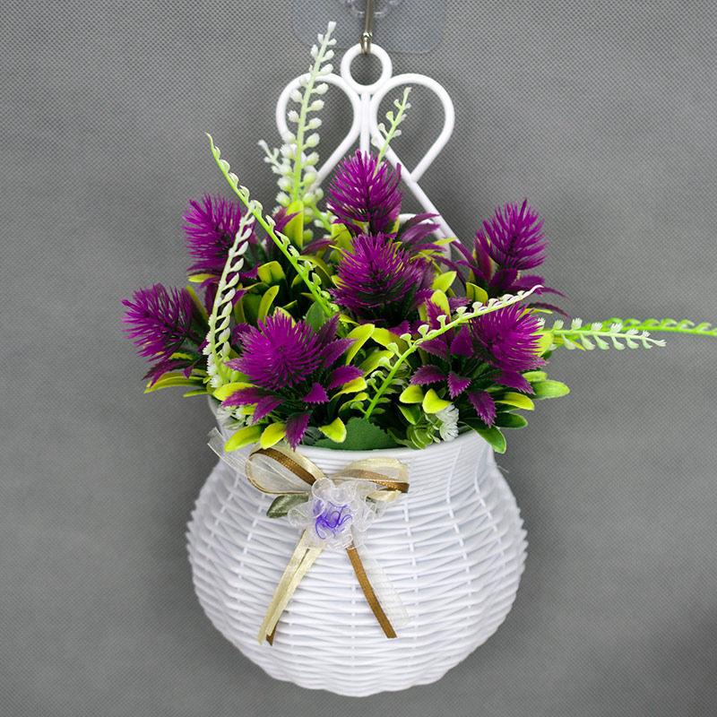 Pendant Bedroom Living Room Wall Arrangement Bouquet Wall Decoration Fake Flower Set Rose Simulation Flower