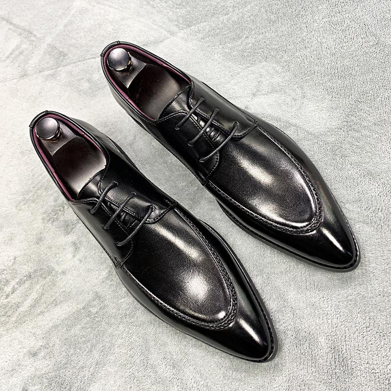 British Style Large Size Shoes Casual Trend Shoes Fashion Suit Shoes Summer Pointed Shoes Men