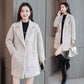Woolen Coat Women Autumn and Winter Mid-length Slim and Thin Short Double-sided Woolen Coat
