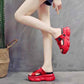 Platform Wedges Shoes Women Slippers Luxury Open Peep Toes Summer Shoes  transparent  Slippers Women Slides Wedge Sandals