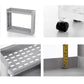 3/4 Layer Kitchen Storage Rack Fridge Side Shelf Removable with Wheels Bathroom Organizer Holder