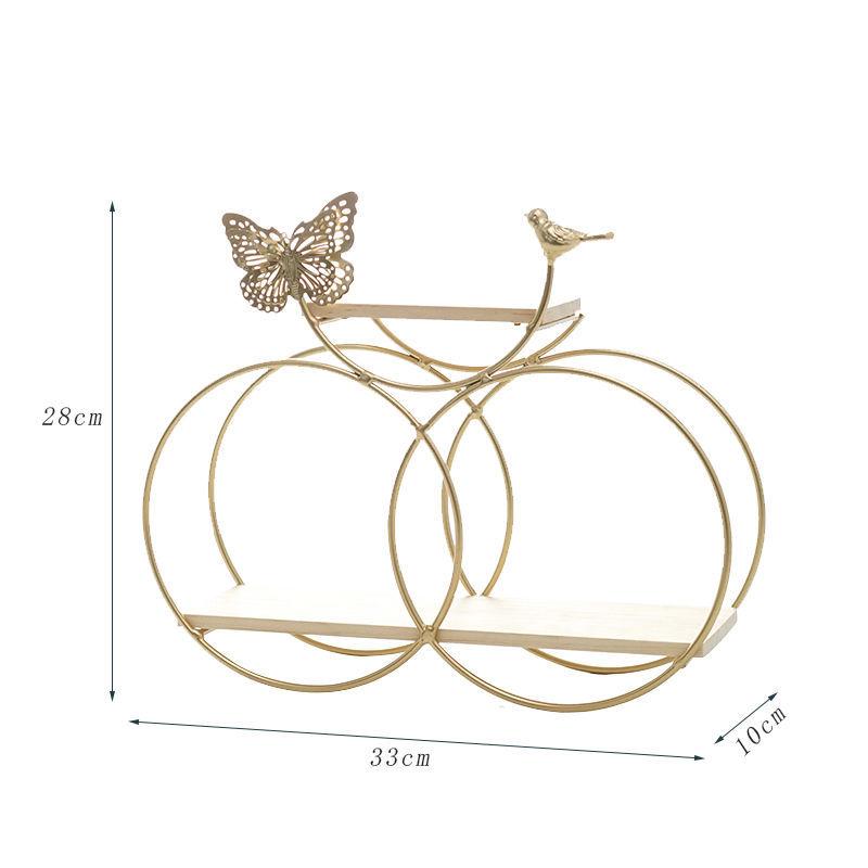 Fashion Rack Free Punching Creative Simple Nordic Style Wall Hanging Decoration Living Room Bedroom Room Layout Decoration Rack