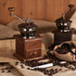 Retro Classic Hand Rocking Wood Sharpened Machine Ceramic Core Coffee Bean Grinder Mill Coffee Machine Mini