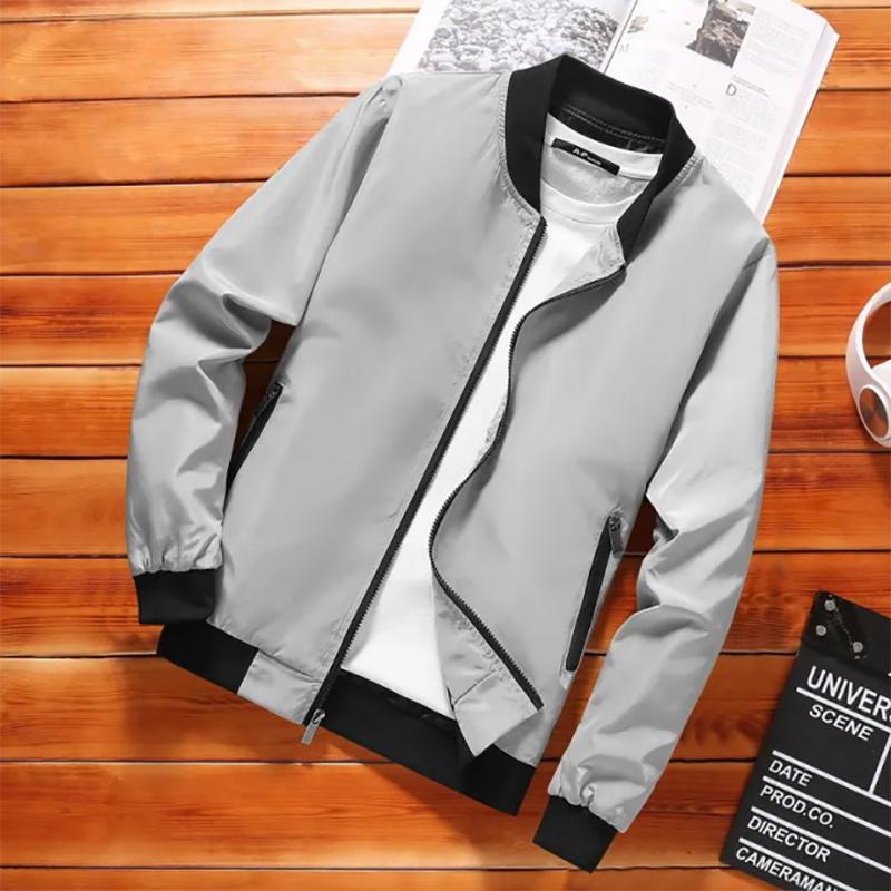 Autumn and Winter New Men's Jackets Youth Korean Trend Casual Plus Size Jacket