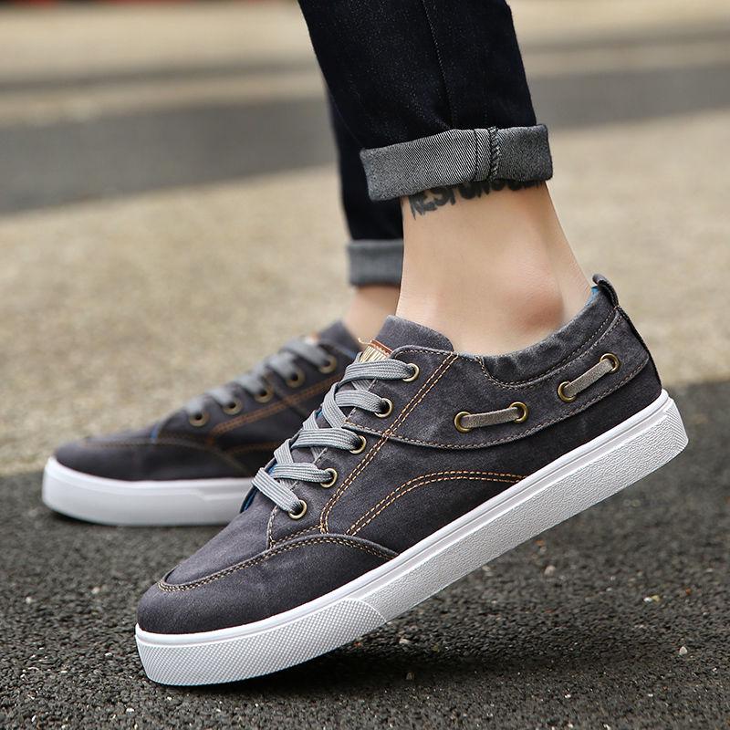 Spring Canvas Shoe Man Board Shoe Man Cloth Shoe All Go Together Student Recreational Shoe