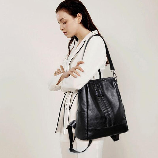 High-quality Backpack Female Fashion Trend Large-capacity College Style Backpack Mummy Bag All-match Female Bag