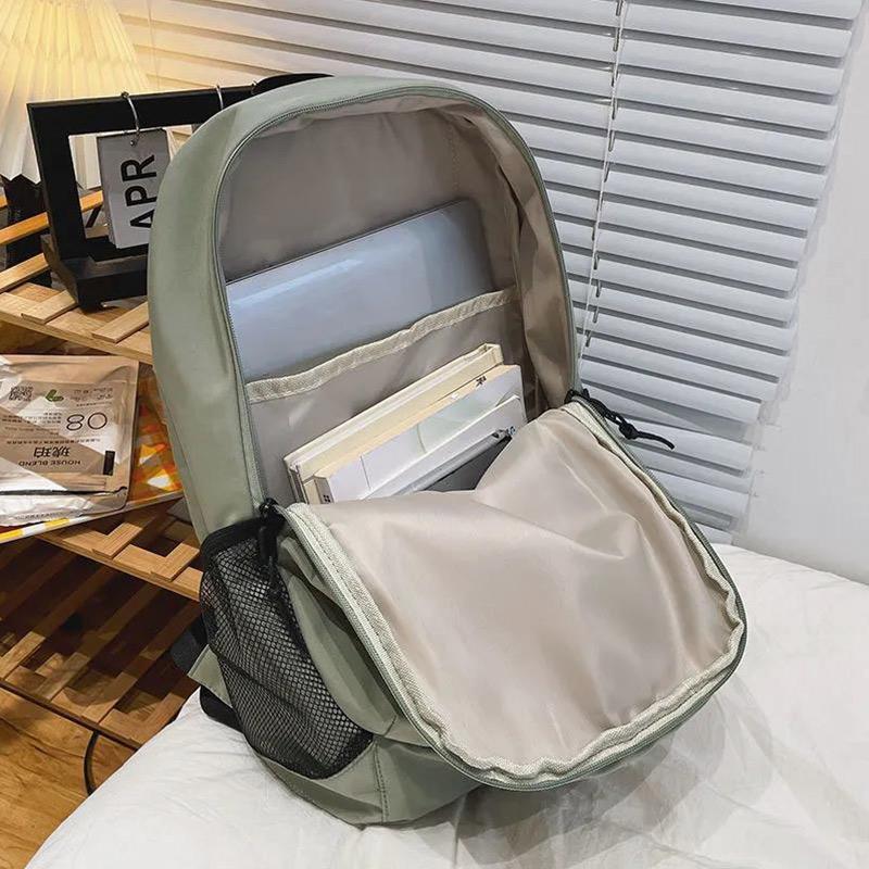 Junior High School Female Student School Bag Simple and Versatile High School Student Large-capacity Travel Computer Bag Male Sports Backpack