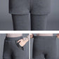 Anti-pilling Leggings for Women's Outer Wear In Autumn and Winter Plus Velvet Warm Feet Pants Stretch Fake Two High-waist Shorts Skirts