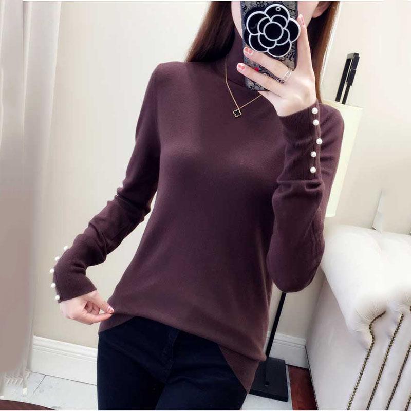 Sweater Female Soft Winter Turtleneck Women Bodycon Pullovers Long Sleeve Pull Femme Coat Female Top