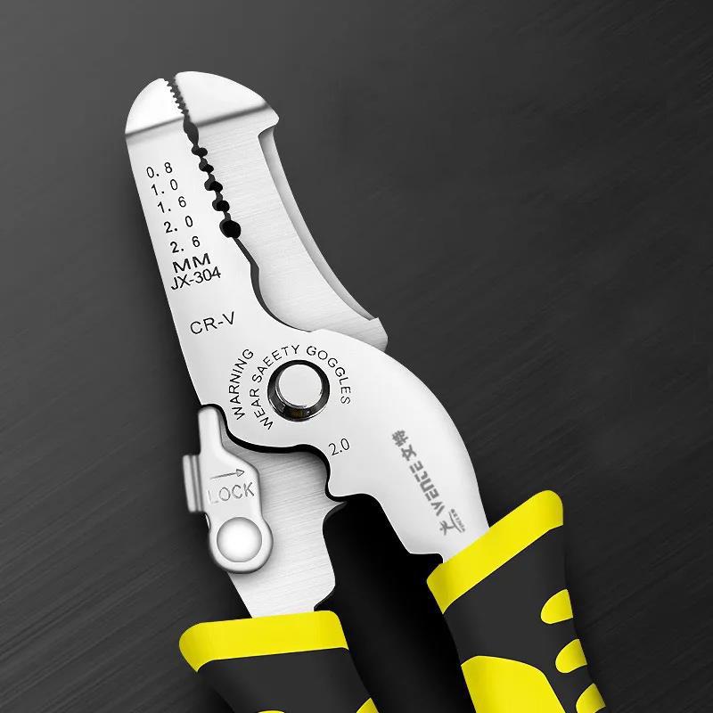 20cm Wire Stripper Industrial Grade Multifunctional Electrician's Pliers Household  Wire Cutters