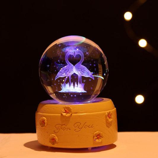 Crystal ball Christmas living room decoration Christmas present Room decoration Christmas