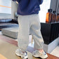 Boys and Girls Spring and Autumn Stretch Casual Pants, Children's Korean Knitted Pants, Loose Children's Trousers, Sweatpants