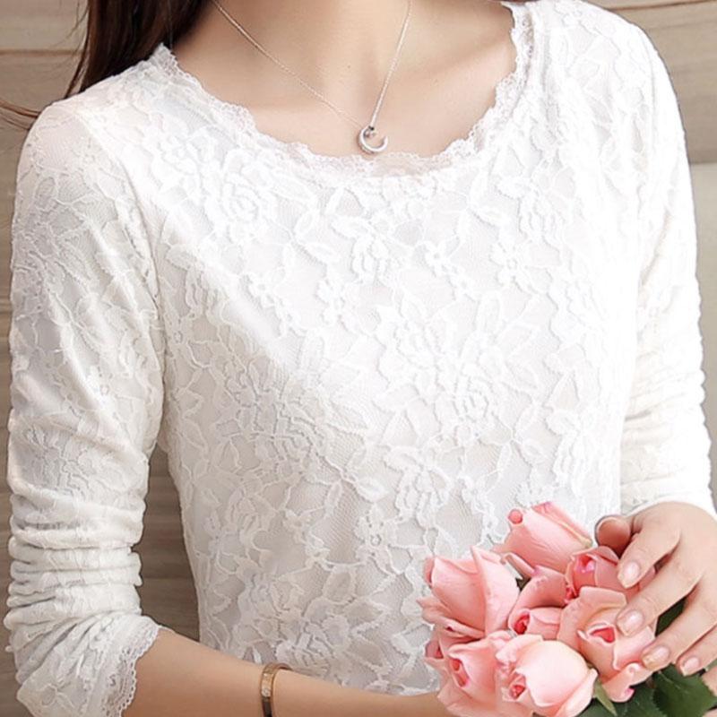 Large Size Lace Dress Women Long Sleeve Midi Skirt Slim Elegant Bottoming Skirt Summer Long