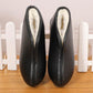 Cotton Shoes Men's Winter Women's Cotton Shoes Leather Cotton Shoes Plus Velvet Waterproof Non-slip Soft Sole Shoes for The Elderly