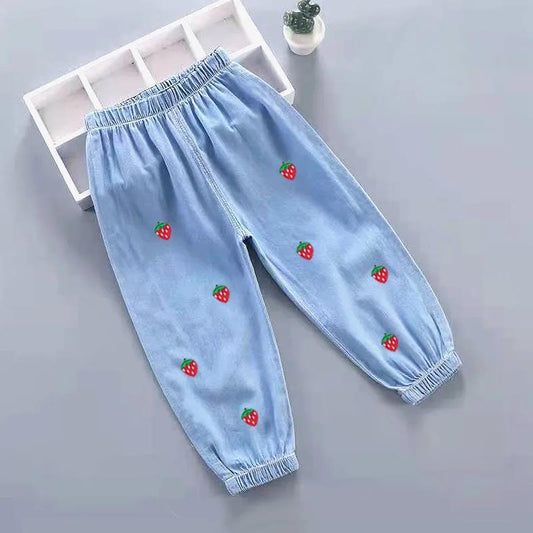 Girls' Pants Summer Baby Mosquito Pants Small and Medium Children's Clothing Leggings Children's Bloomers Trousers  Thin and Loose