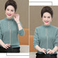 Winter Women's Mink Fleece Half Turtleneck Sweater Solid Color Short Sweater Loose Large Size Outer Sweater