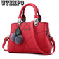 Leather sense handbag fashion handbag trend shoulder bag Messenger bag European and American style