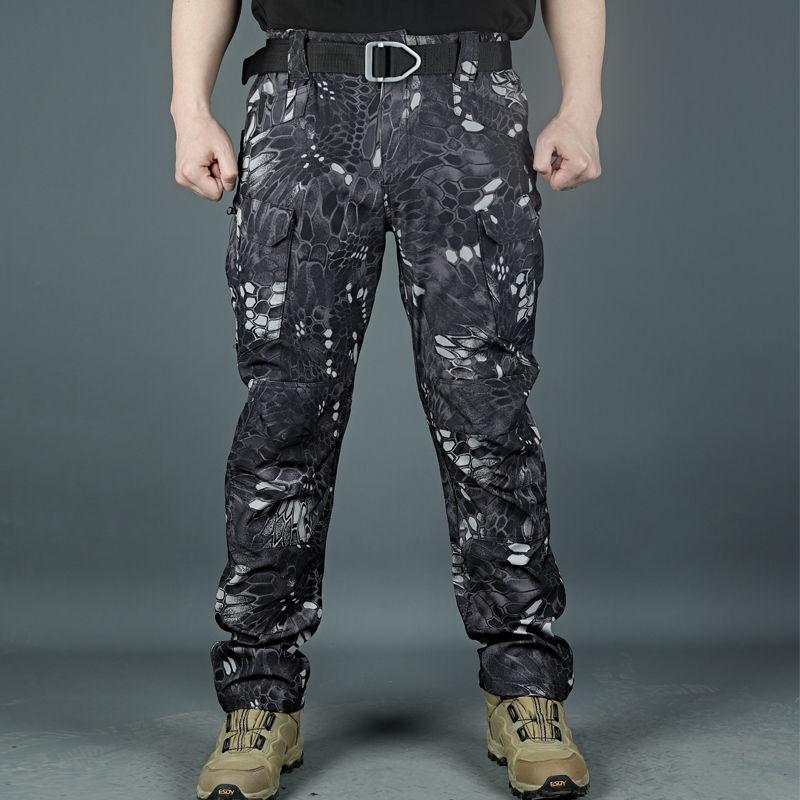 Winter Thickened Tactical Pants Training Pants Men's Outdoor Instructor Trousers Loose Pants