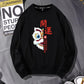 Chinese Style Sweater Spring and Autumn New Men's Pure Cotton Round Neck Shirt Bottoming Casual Loose Student Shirt