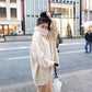 Large Size Turtleneck Sweater Autumn and Winter Middle Length Coat Loose Casual Young Women's Top