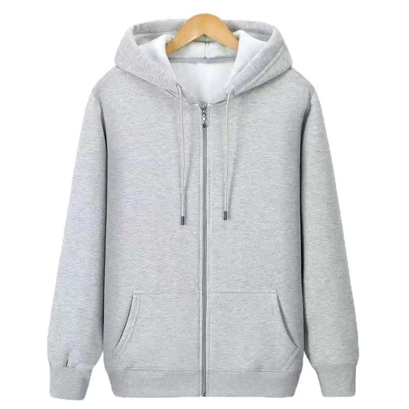 Spring and Autumn Open Sweatshirt Men's Casual Zipper Hoodie Men's Top