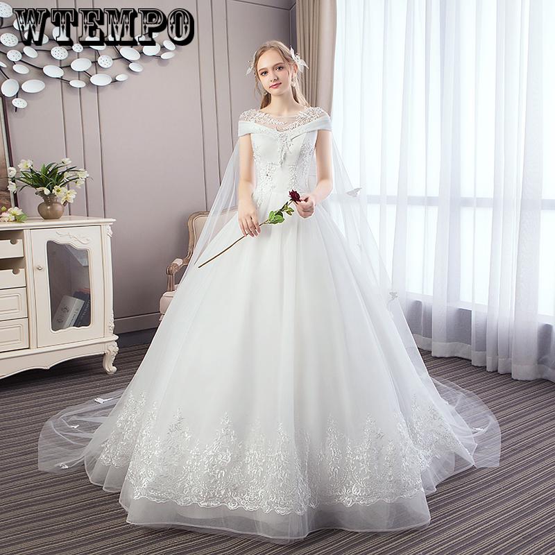 Wedding Dress lace Princess Vintage Luxury Floral Embroidery wedding Party Cocktail