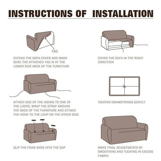 Print Sofa Covers for Living Room 1/2/3/4 Seaters Elastic Sofa Slip Covers Universal Casual Simple Nordic Home Decor Anti Slip Sofa Cover