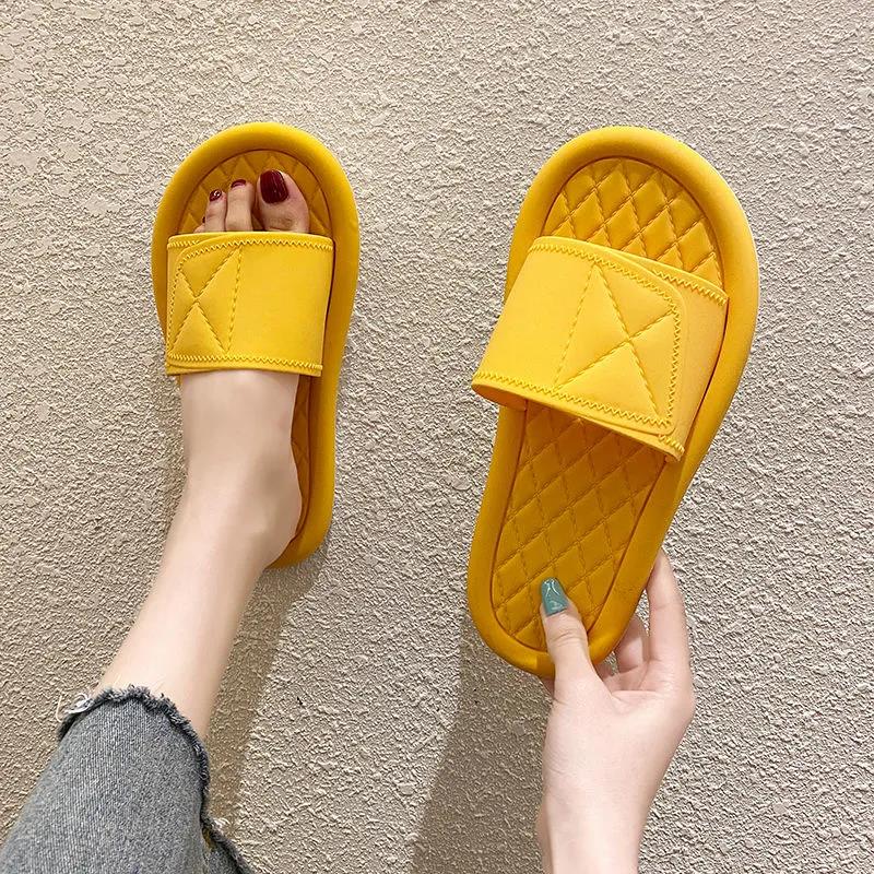 Non-slip Indoor Women's Summer Slippers Soft Bottom Outer Wear  Slippers