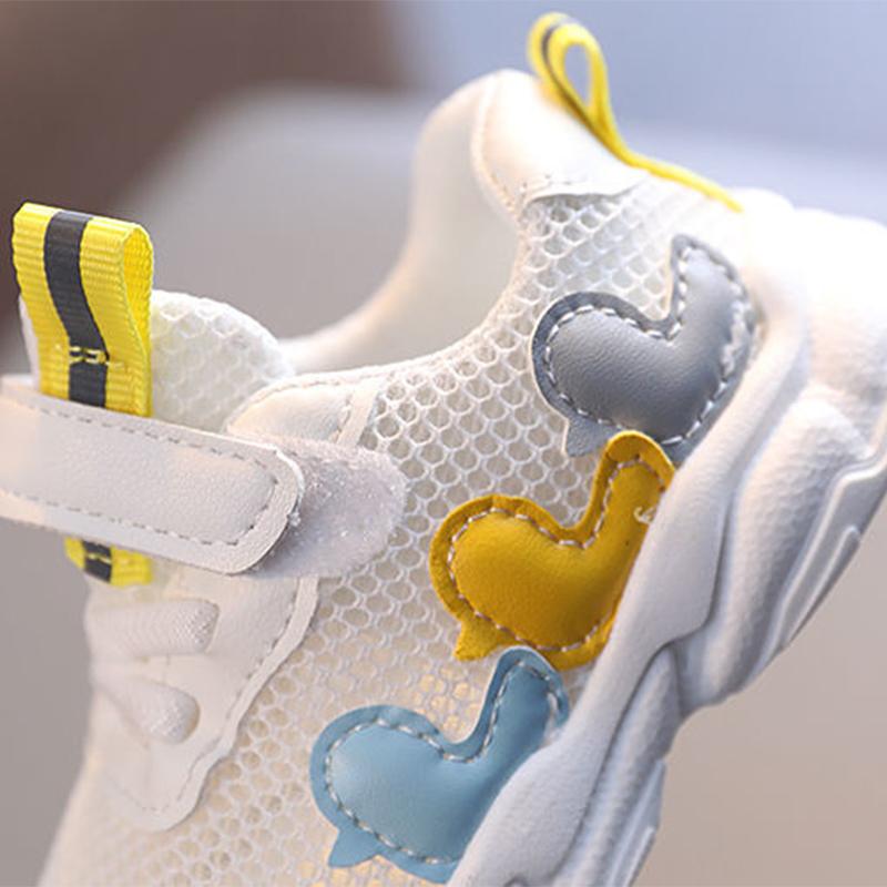 Summer Baby Sneakers Female Baby Shoes 0-1-3 Years Old Soft-soled Children's White Shoes Male Children's Sports Net Shoes