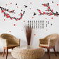 [Wall sticker ]Chinese Painting Calligraphy Birds Flower Plum Blossom Wall Stickers Kitchen Bedroom