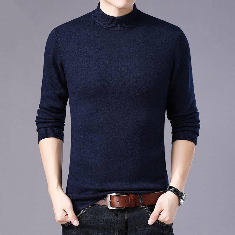 Sweaters Men Winter Warm Turtleneck Sweater Knitted Mens Sweater Casual Slim Pullover Male Pullovers