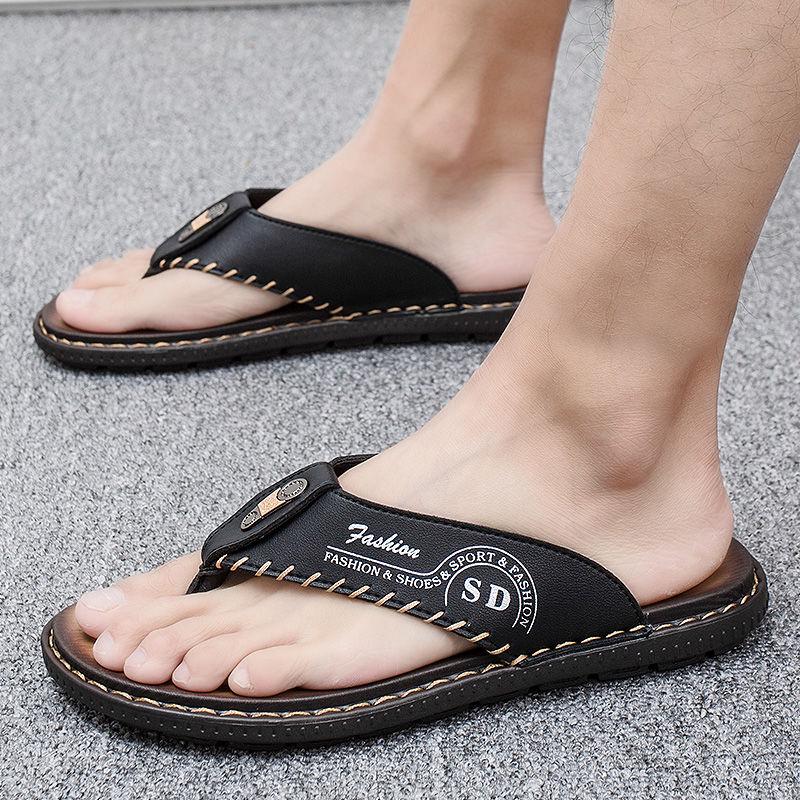 Sandals For Men Leather Men's Sandals Casual Beach Summer Men Breathable Shoes Large Size