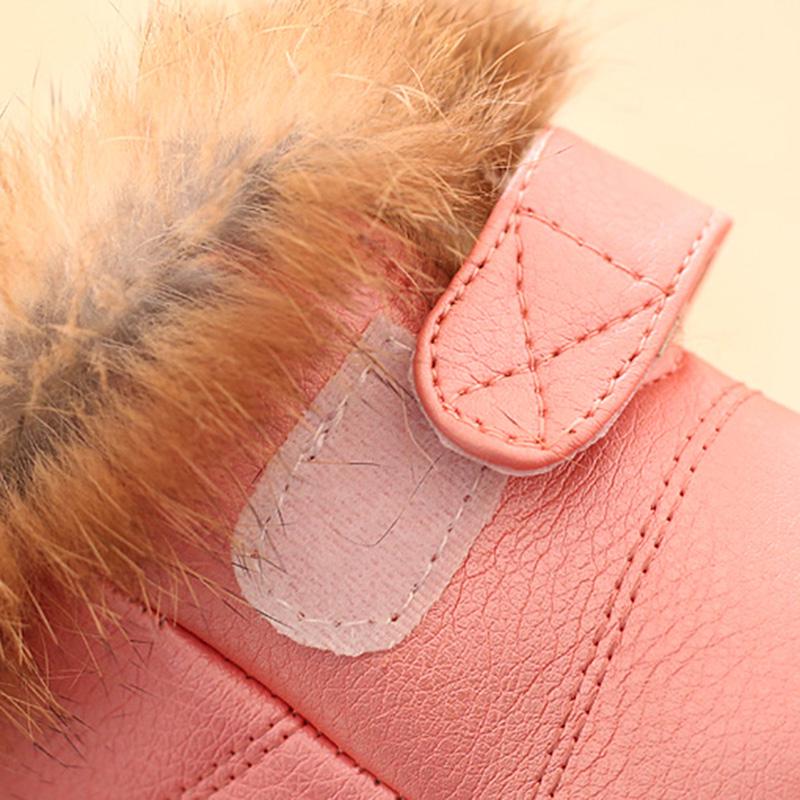 Muxika Winter Baby Girl Cute Waterproof Warm Martin Boot Leather Shoes Outwear