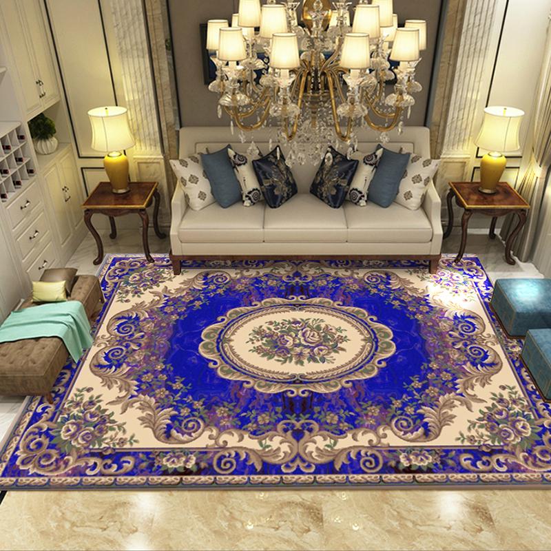 Persian Living Room Carpets And Rugs European Court Carpet For Bedroom Blanket Ethnic Floor Mat