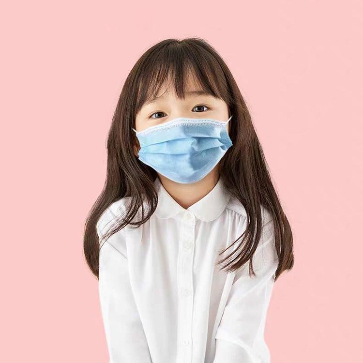 Baby Care Set Cartoon Cute Anti-Dust Mask for Kids Disposable Non-Woven Fabric Masks Random Color