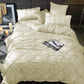 4pcs 100% Cotton Solid Color Pillow Cover  Soft Couple Pillowcase Duvet Cover