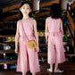 Girls' Suits Summer Clothes Western Style Children's Summer Cotton Domineering Girls Fashionable Wide-leg Pants Two-piece Suit