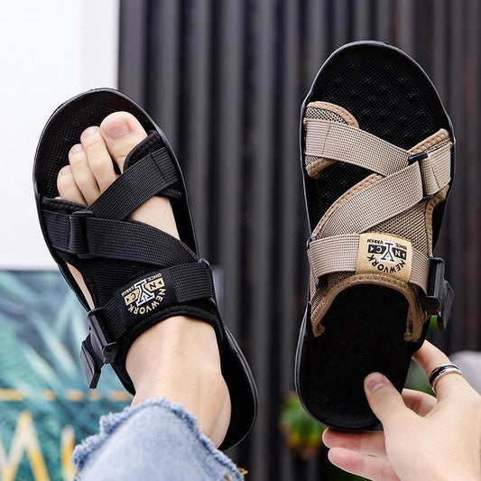 Summer Fashion Casual Beach Shoes Trendy Cloth Wading Men's Slippers