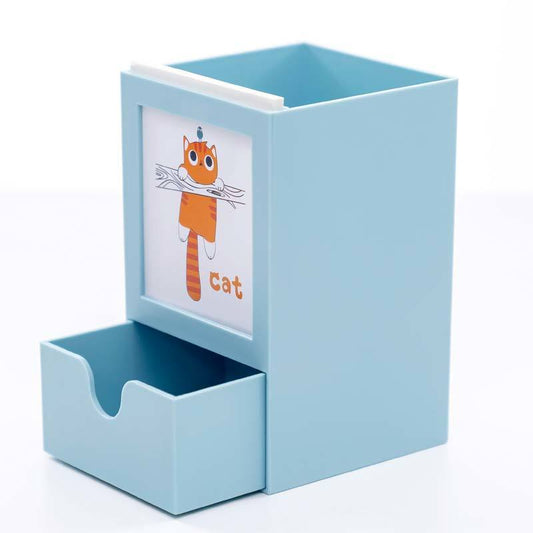 Drawer Pen Holder Ins Stationery Storage Box Creative Student Multi-functional Girl Heart Desktop Decoration Large-capacity Pen Holder
