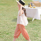 Girls' Suit Sleeveless Super Western-style Children's Clothing Big Kids Summer Fashion Sports Two-piece Suit