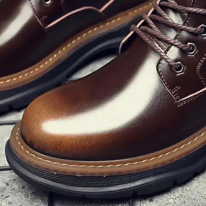 Martin Boots Autumn Men's High-top Boots Men's Leather Men's High-top Shoes Men's Motorcycle Boots Leather Boots