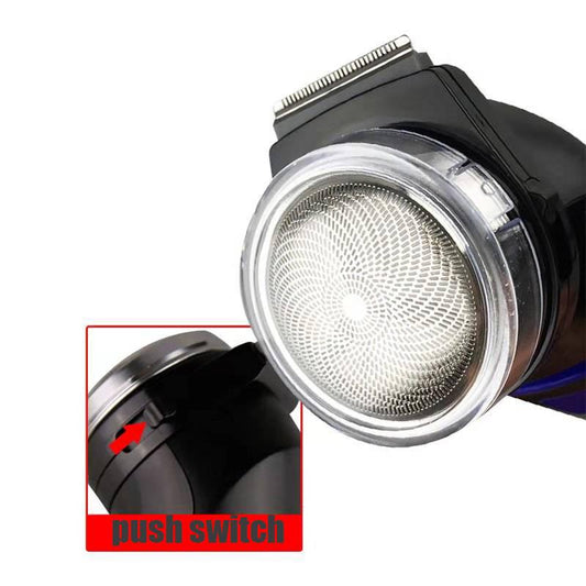 Electric Shaver Single Head Shaving Rechargeable Men's Beard Knife Round Head Hair Remove Device