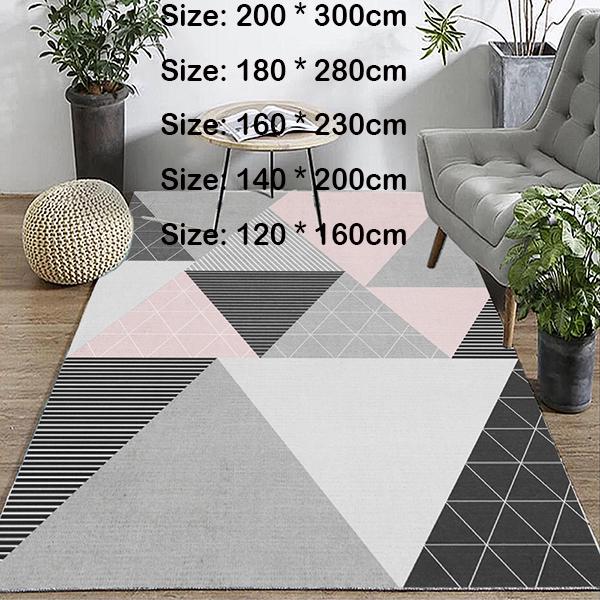 Living room carpet sofa coffee table pad room full bedside home carpet 3D European style carpet